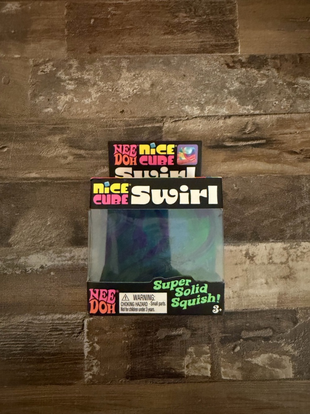 Needoh Nice Cube Swirl Super Solid Squish
